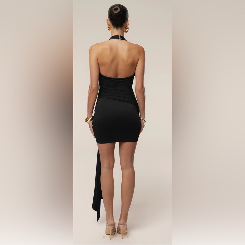 NWT JLUX LABEL Black Sundown Mini Dress XS - Picture 7 of 8